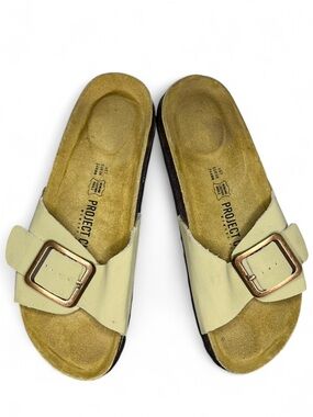 Women’s Project Cloud Birkenstock Style Madrid Big Buckle Comfort Slides Sandals